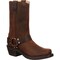 Durango Women's Harness Boot, 6.5 M, Leather, 10 in H, Distressed Brown RD594 - alternate 1